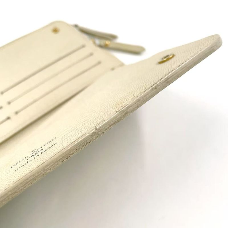 Louis Vuitton Portefeuille Antholite Damier Azure Damier Azure Leather × PVC