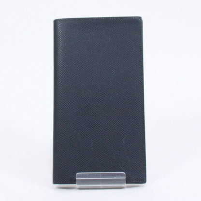 Hermes Mc2 Fleming Fold Blue Indigo Leather Blue Wallet H044095ca76