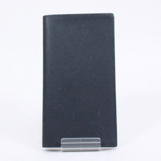 Hermes Mc2 Fleming Fold Blue Indigo Leather Blue Wallet H044095ca76