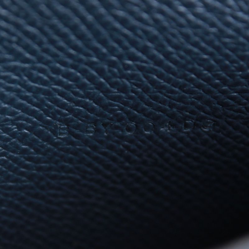 Hermes Mc2 Fleming Fold Blue Indigo Leather Blue Wallet H044095ca76