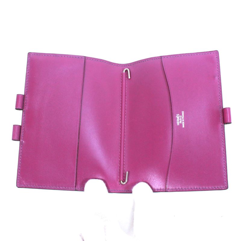 Hermes Agenda GM Notebook Cabas - Box Calf Purple - Wallets and Accessories