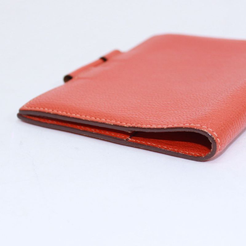 Hermes Agenda GM Notebook Cabas - Chevre Orange Wallets and Accessories Silver