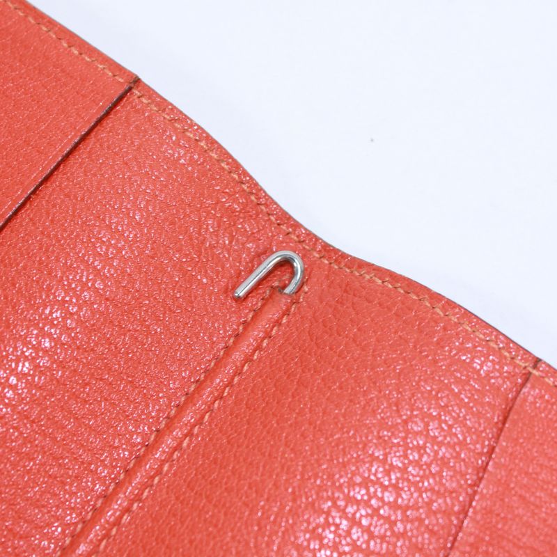 Hermes Agenda GM Notebook Cabas - Chevre Orange Wallets and Accessories Silver