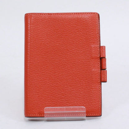 Hermes Agenda GM Notebook Cabas - Chevre Orange Wallets and Accessories Silver