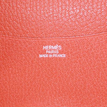 Hermes Agenda GM Notebook Cabas - Chevre Orange Wallets and Accessories Silver