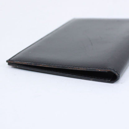 Hermes Pass Case Box Calf Black Card Case