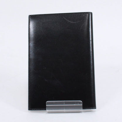 Hermes Pass Case Box Calf Black Card Case