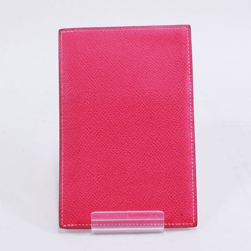 Hermes Vaux-Epson Pink Card Case