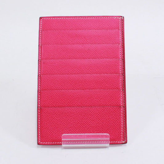 Hermes Vaux-Epson Pink Card Case