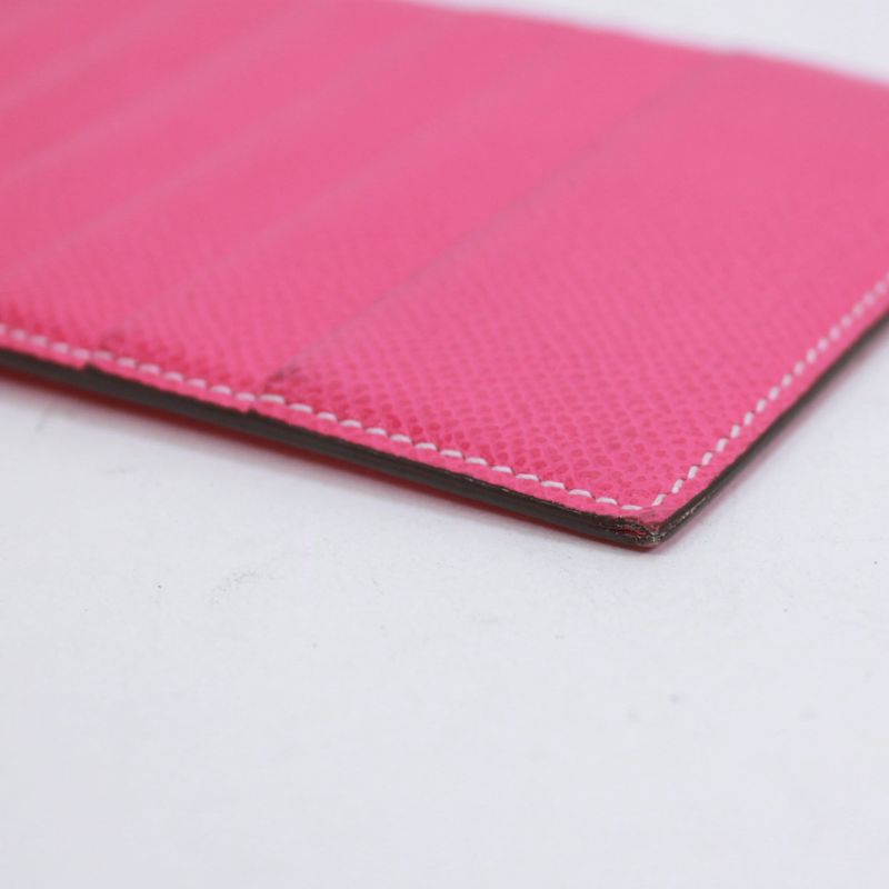 Hermes Vaux-Epson Pink Card Case