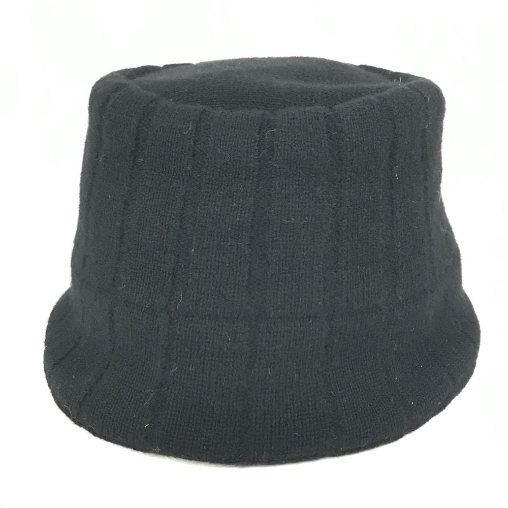 Gucci Hat Double G 757912 Wool Black