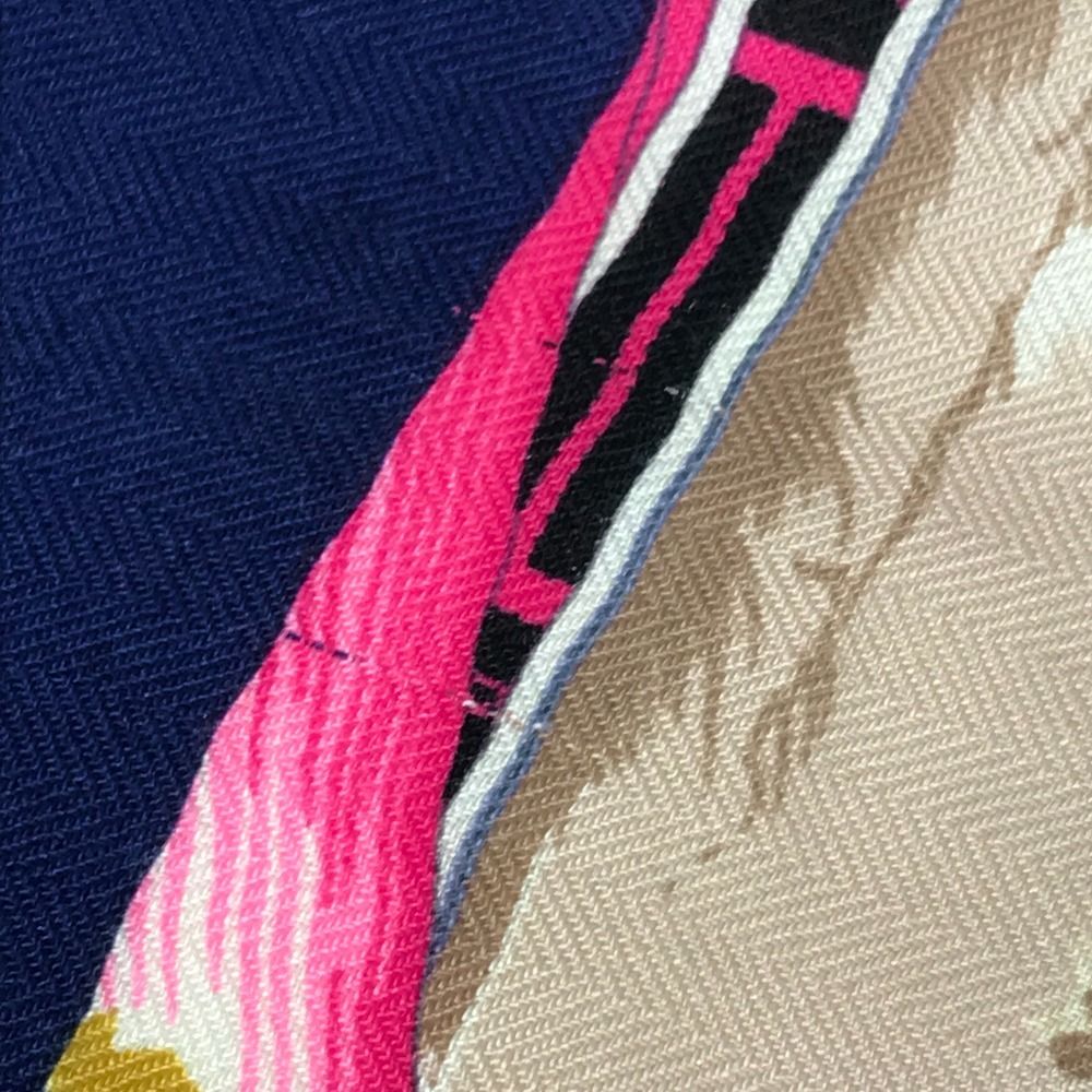 Hermes Scarf Caregean 140 Caregean 140 Cashmere Blue
