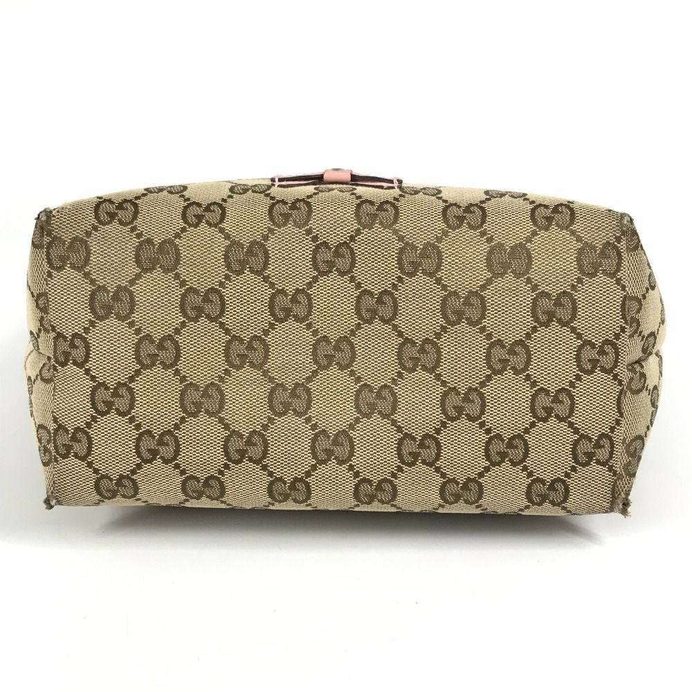Gucci Handbag Papagallo Parrot 271101 Gg Canvas/Leather Pink