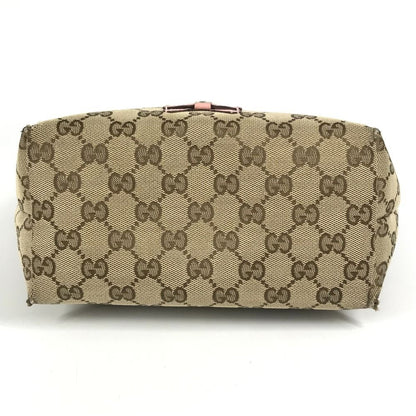 Gucci Handbag Papagallo Parrot 271101 Gg Canvas/Leather Pink