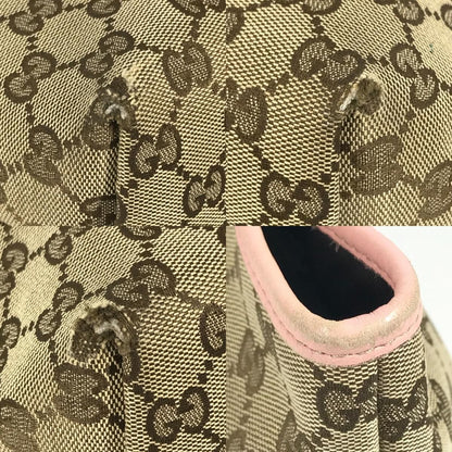 Gucci Handbag Papagallo Parrot 271101 Gg Canvas/Leather Pink