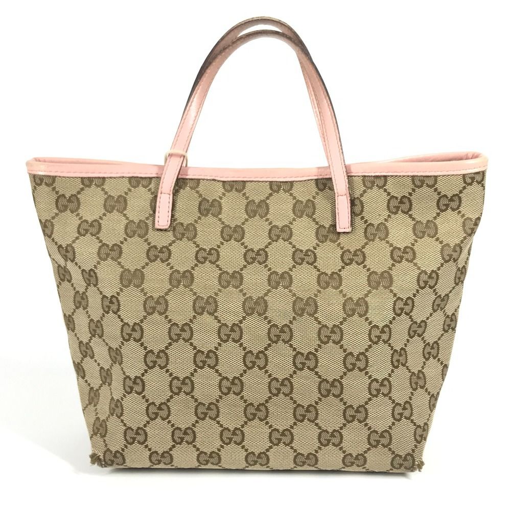 Gucci Handbag Papagallo Parrot 271101 Gg Canvas/Leather Pink