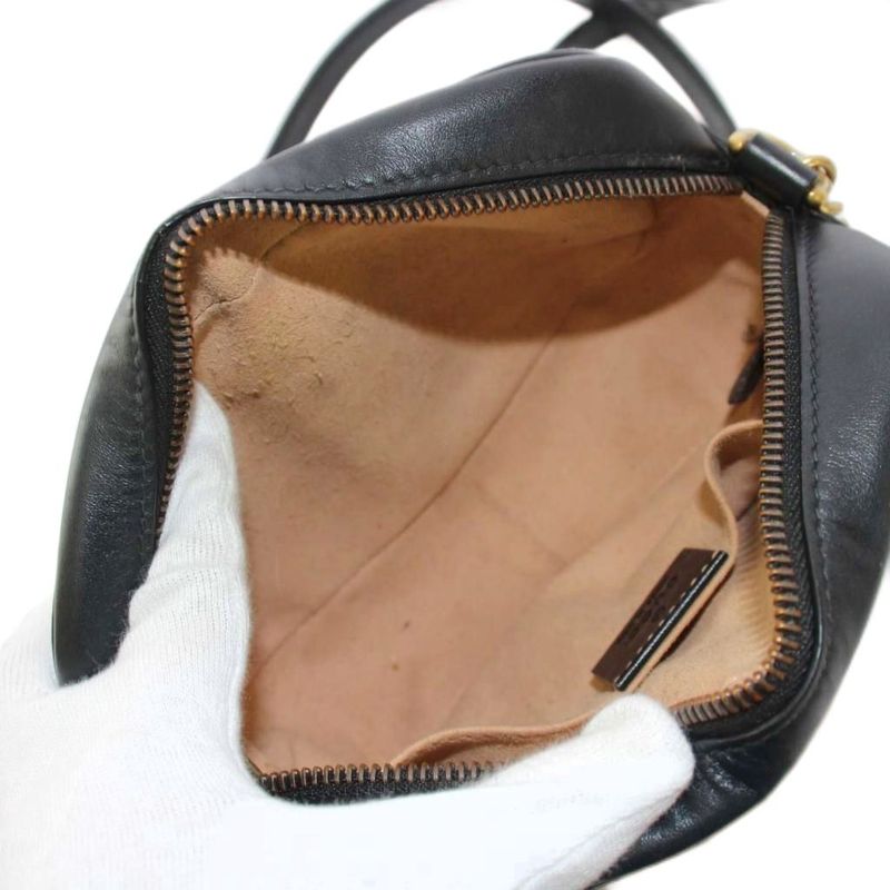 Gucci Ggmarmont Quilted Shoulder Bag Leather Black 448065 KH - OH