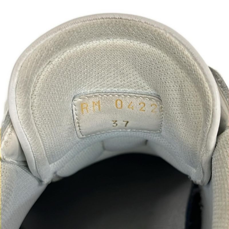 Celine Sneakers 37 Women's Block Sneakers White Insole Removable Leather