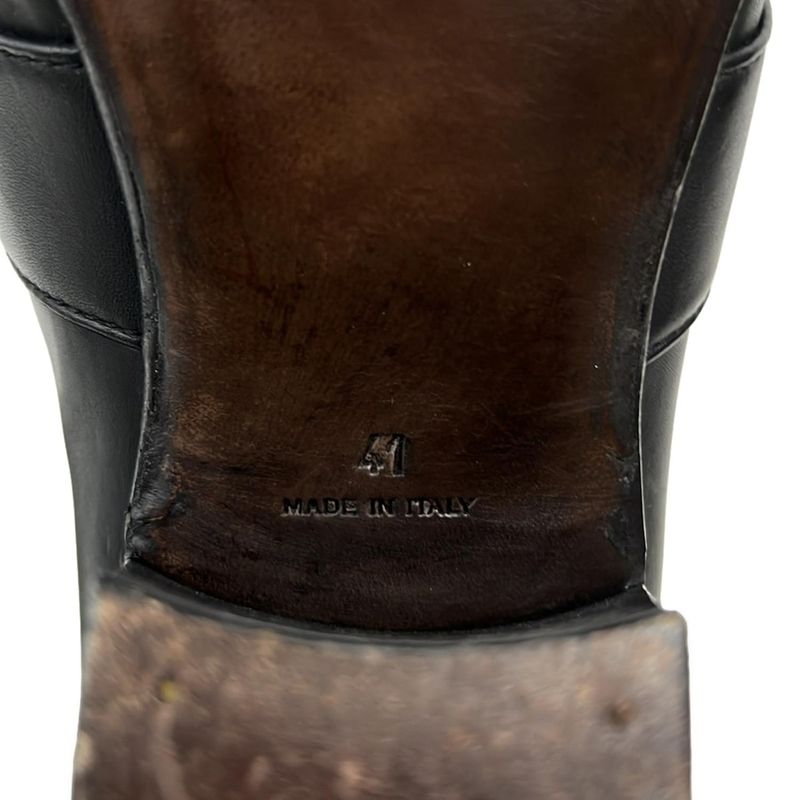 Bottega Veneta Short Boots 41 Mens - Black Chain Leather