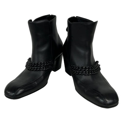 Bottega Veneta Short Boots 41 Mens - Black Chain Leather