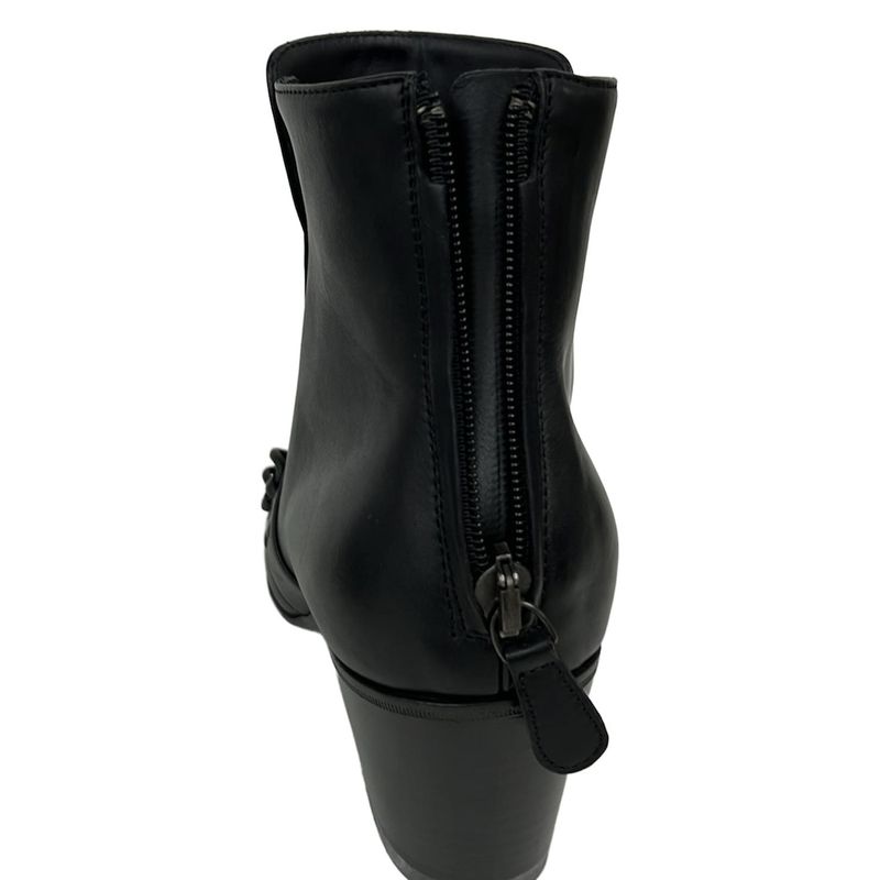 Bottega Veneta Short Boots 41 Mens - Black Chain Leather