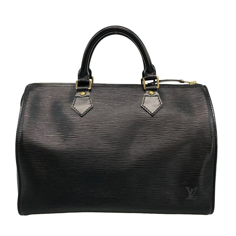 Louis Vuitton Epi Speedy 30 M43002 Noir Black Leather