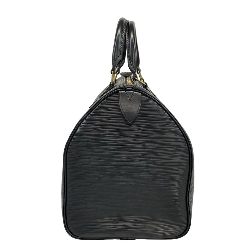 Louis Vuitton Epi Speedy 30 M43002 Noir Black Leather