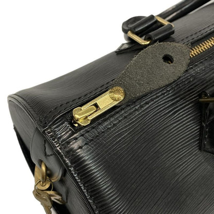 Louis Vuitton Epi Speedy 30 M43002 Noir Black Leather