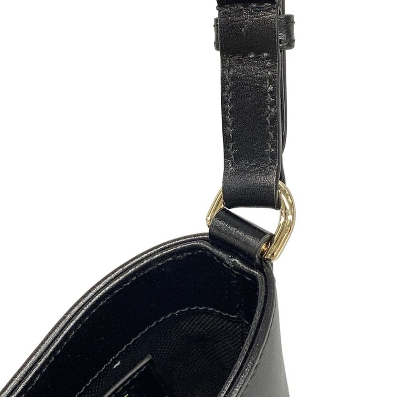 Gucci Shoulder Bag New Jackie Mini Bucket 782908 Black X Green X Red Leather