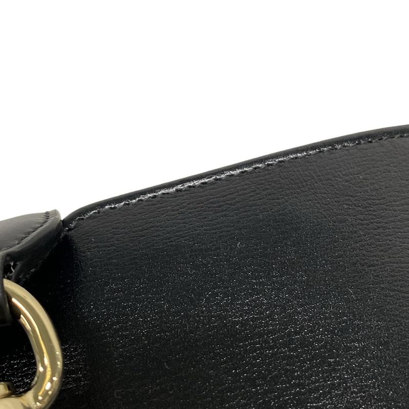 Gucci Shoulder Bag New Jackie Mini Bucket 782908 Black X Green X Red Leather