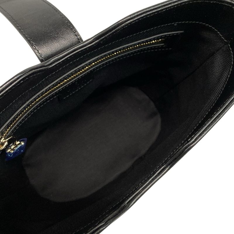 Gucci Shoulder Bag New Jackie Mini Bucket 782908 Black X Green X Red Leather