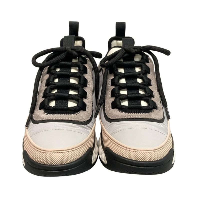 Chanel Sneakers 37 Women - G39982 Grey X Beige X Multi Coco Mark Matelasse