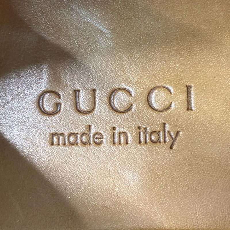 Gucci Driving Shoes 39 1 2 Men's Bamboo 138204 Beige