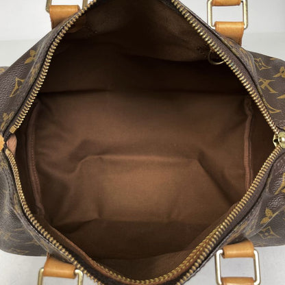Louis Vuitton Speedy 30 Boston Bag Commuter Handbag Monogram Brown M41526 Women
