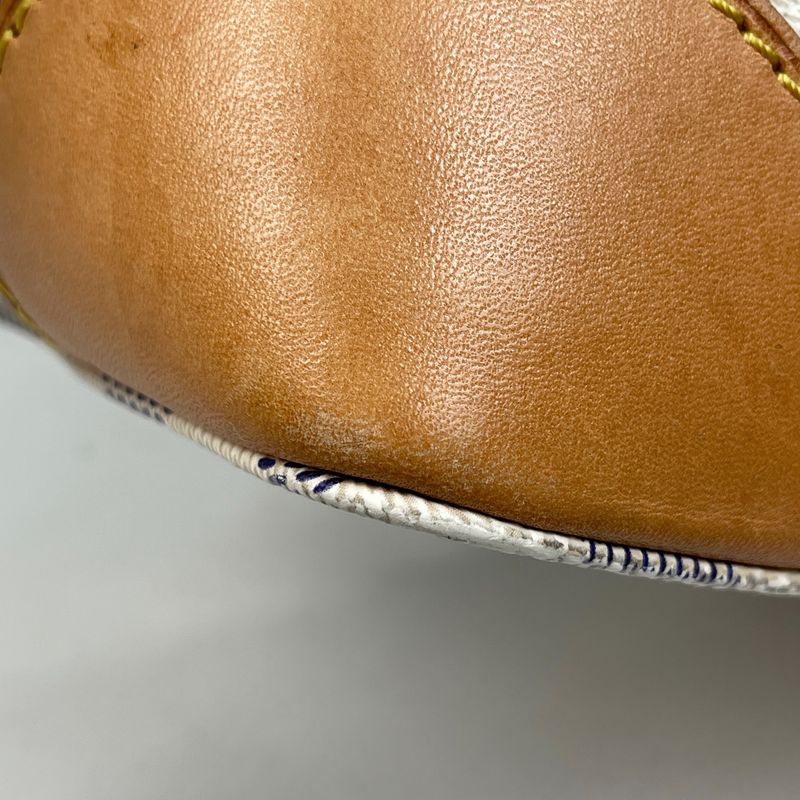 Louis Vuitton Hampstead PM Shoulder Handbag Tote Bag Damier Azure White N51207