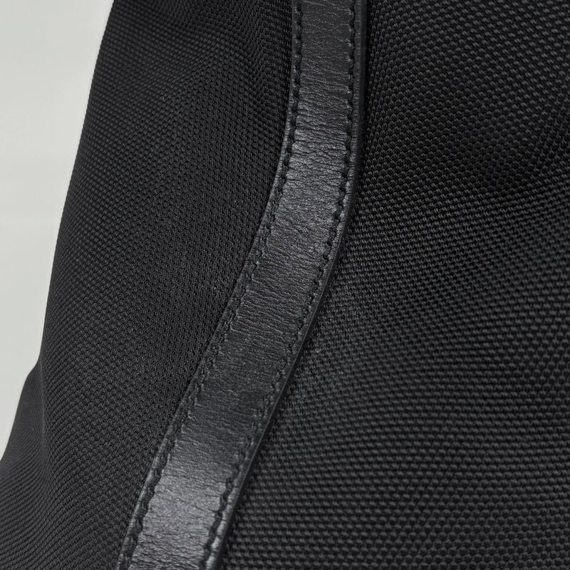 Gucci Logo Handbag 2WAY Shoulder Bag Sherry Line Web Nylon Black Green Red