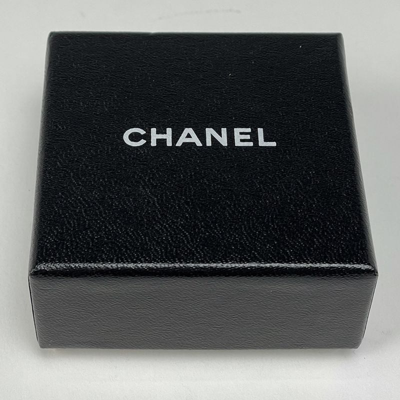 Chanel Coco Mark Earrings Swing Faux Pearl Earrings GP Gold White Ladies