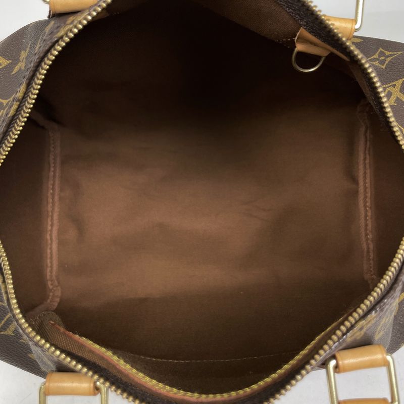 Louis Vuitton Speedy 30 Mini Boston Handbag Monogram Brown M41526 Women
