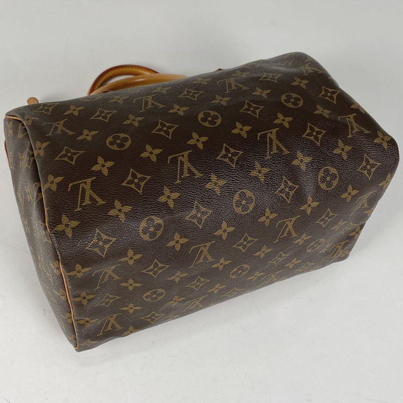 Louis Vuitton Speedy 30 Mini Boston Handbag Monogram Brown M41526 Women