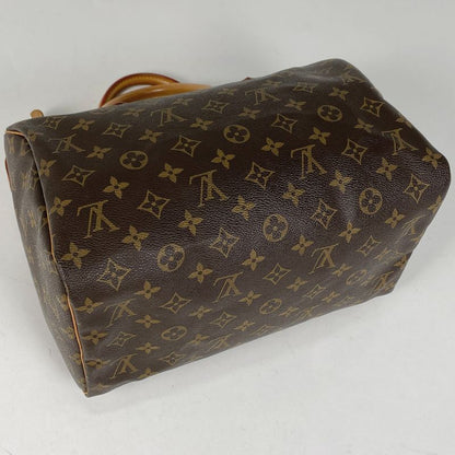 Louis Vuitton Speedy 30 Mini Boston Handbag Monogram Brown M41526 Women