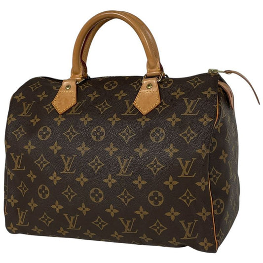 Louis Vuitton Speedy 30 Mini Boston Handbag Monogram Brown M41526 Women
