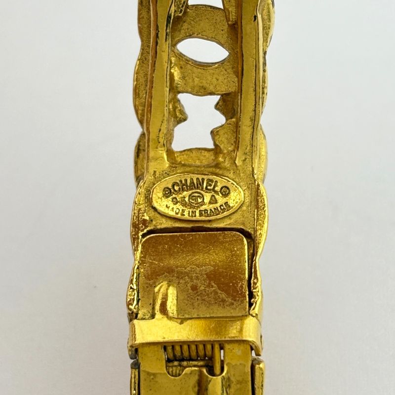 Chanel Coco Mark Bracelet GP Gold Ladies
