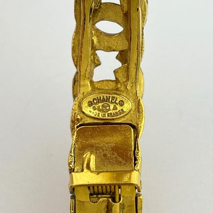 Chanel Coco Mark Bracelet GP Gold Ladies