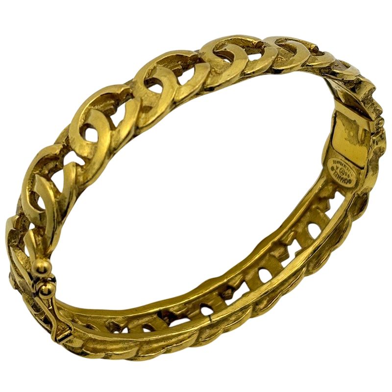 Chanel Coco Mark Bracelet GP Gold Ladies