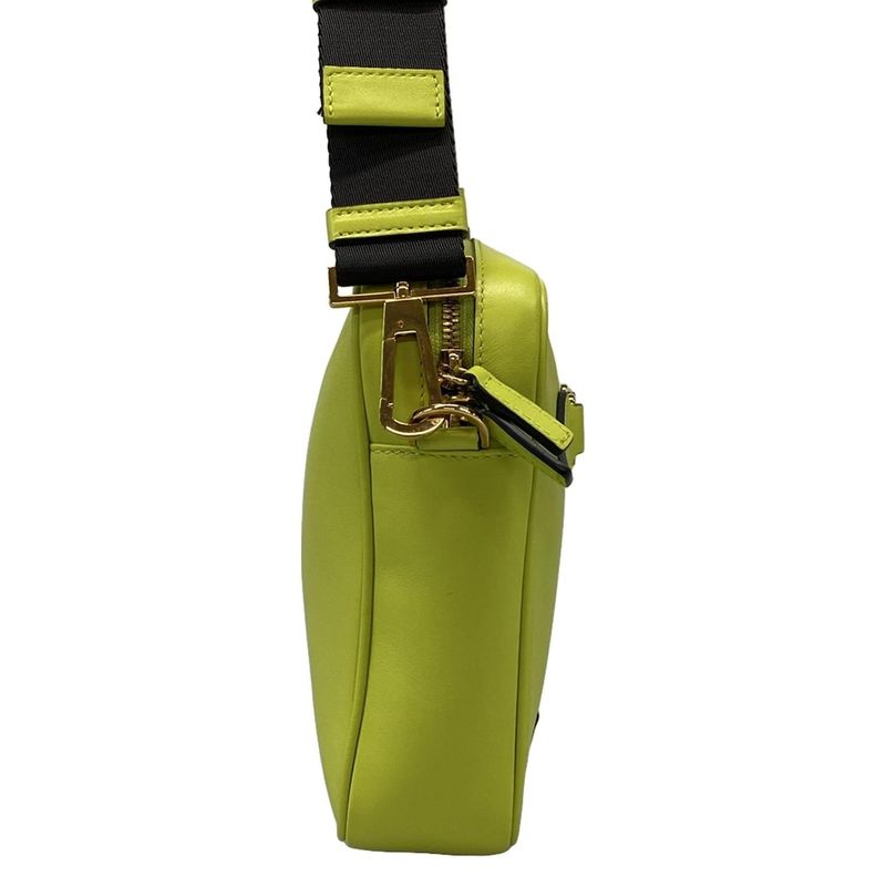 Versace Shoulder Bag Biggie 1000721 Yellow Leather