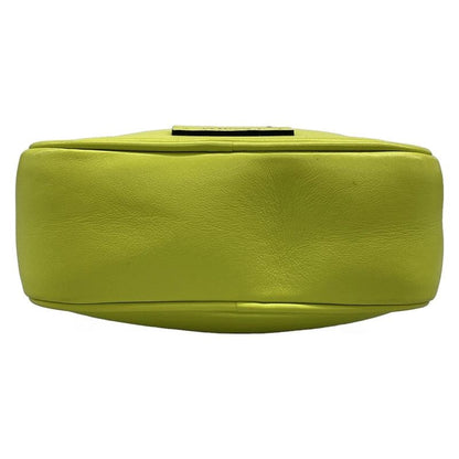 Versace Shoulder Bag Biggie 1000721 Yellow Leather