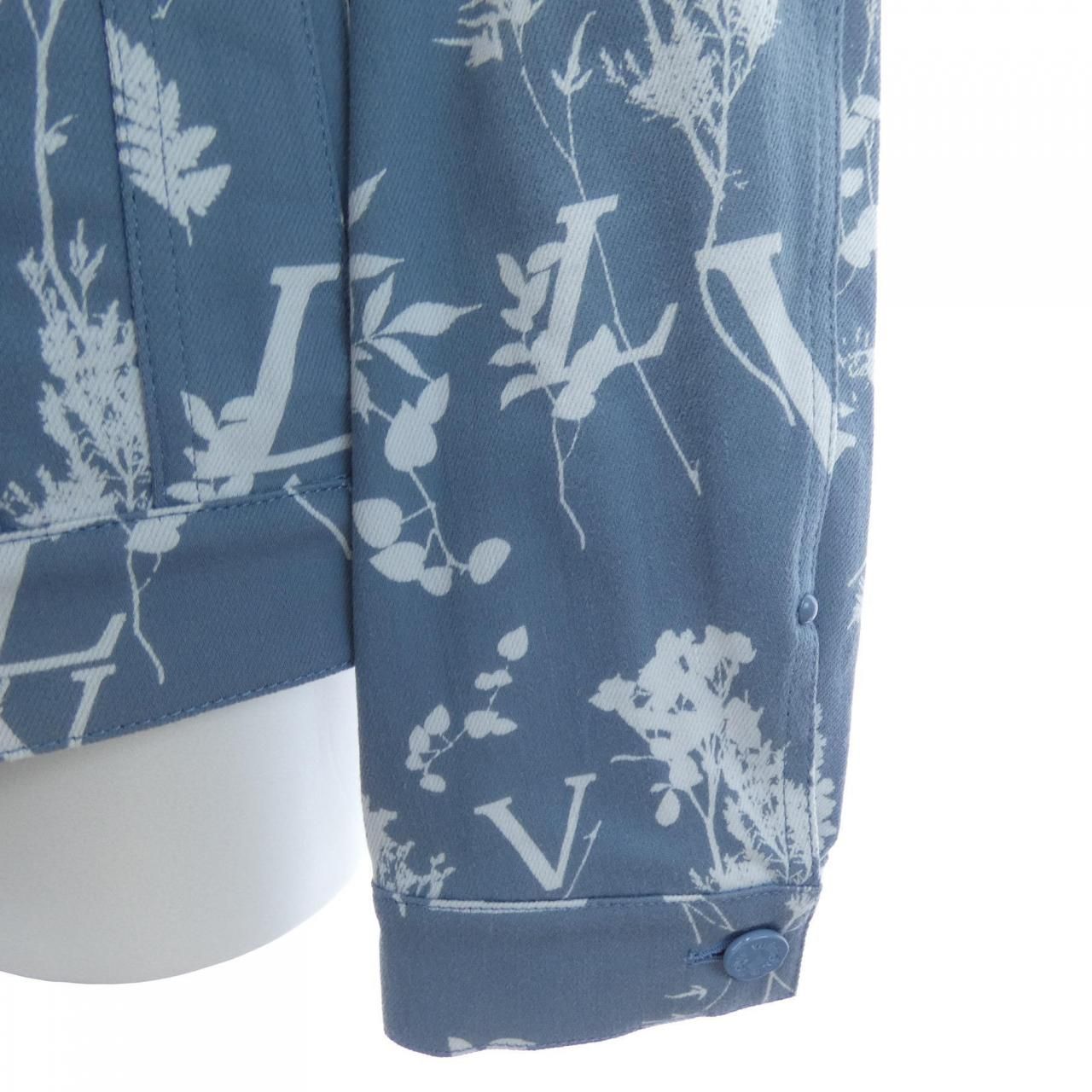 Louis Vuitton Dna Leaf Denim Jacket Hna59wnf1 Denim Jacket
