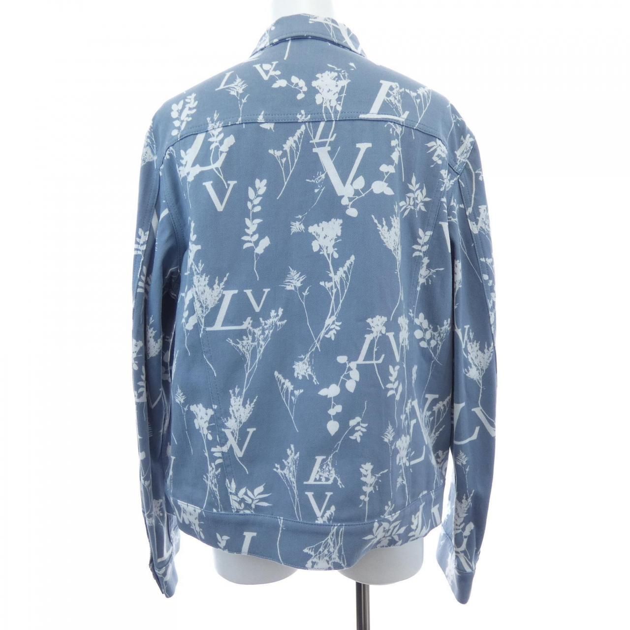 Louis Vuitton Dna Leaf Denim Jacket Hna59wnf1 Denim Jacket