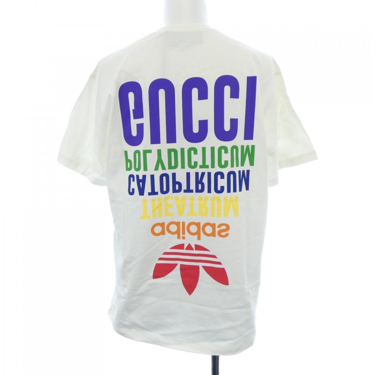 Gucci Adidas Cotton Jersey T-Shirt 717422 Xjexj T-Shirt