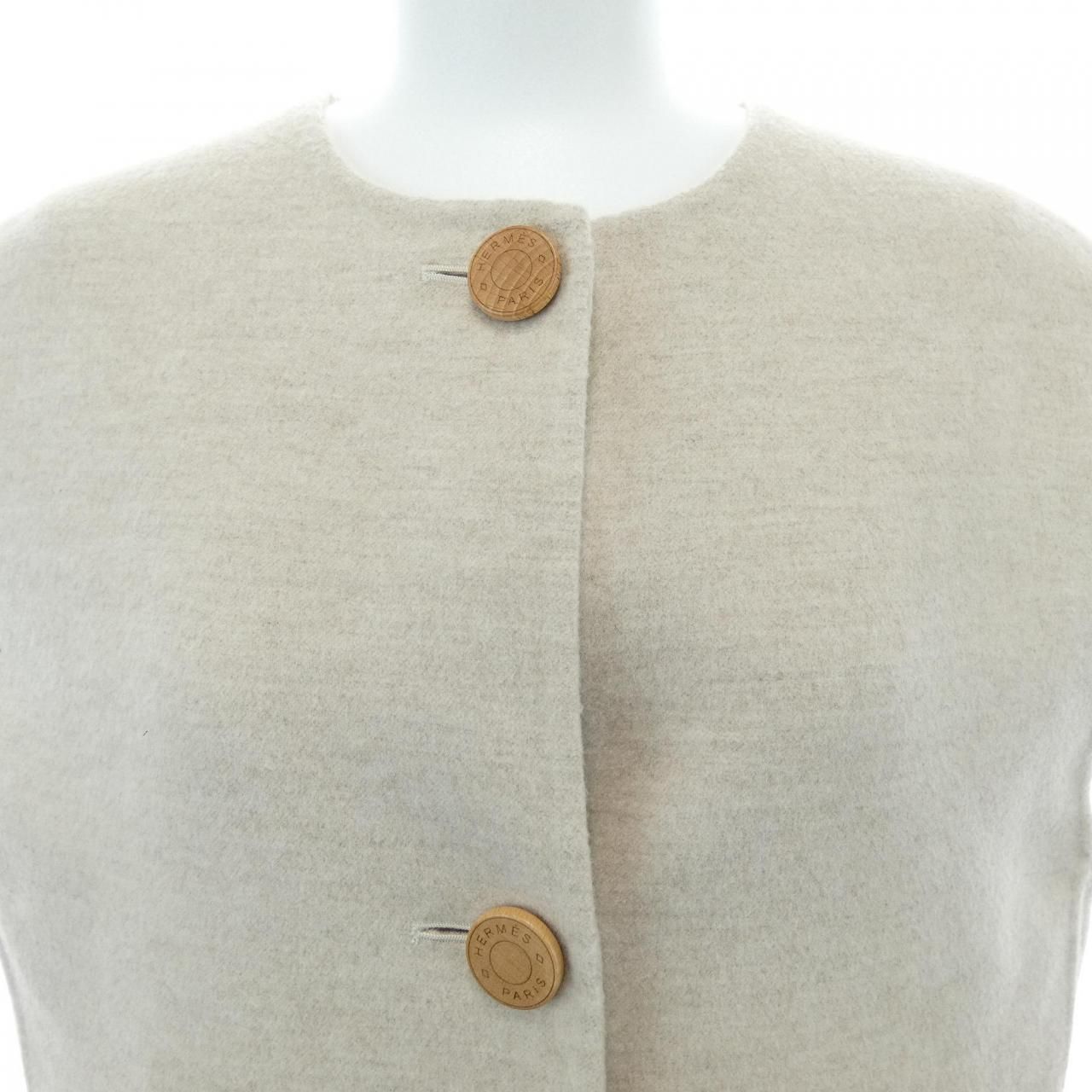 Hermes Double Face 3h0191db Long Vest